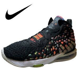 Nike Lebron XVII 17 GS 7Y "James Gang" Basketball Sneakers BQ5594-005‎ W